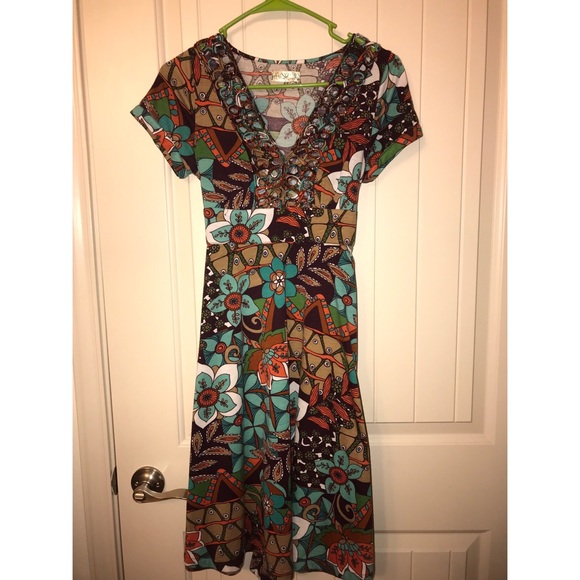 Floral spring dress - Picture 1 of 2